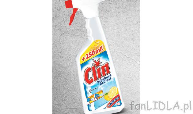 Płyn do mycia szyb , cena 5,55 PLN za 500 ml+250 ml/1 opak.