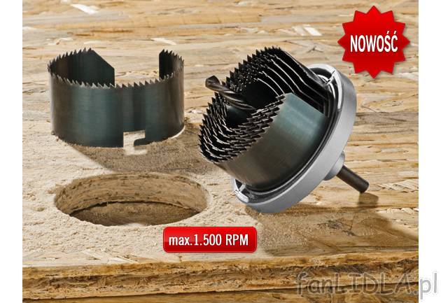 Komplet otwornic Powerfix, cena 19,99 PLN za 1 opak. 
- do płyt sufitowych, gipsowych ...