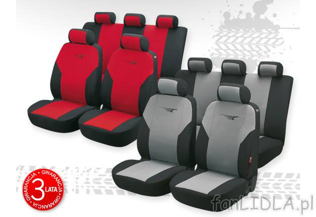 Zestaw pokrowców samochodowych Ultimate Speed, cena 79,90 PLN za 1 opak. 
- na ...