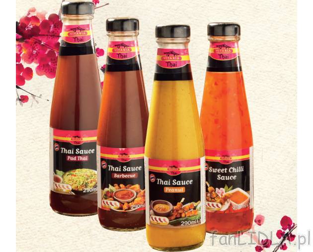 Sos do potraw tajskich , cena 4,99 PLN za 290 ml 
- W 4 smakach: sos barbecue, ...