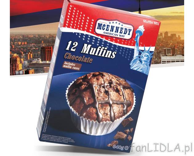 Muffinki , cena 4,44 PLN za 310/325/340 g/1 opak. 
- Pyszne babeczki do własnego ...