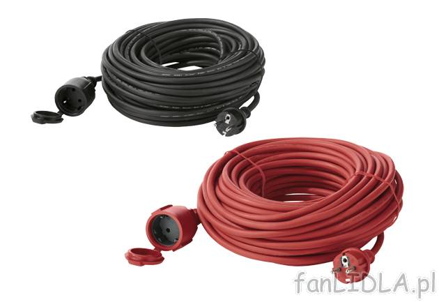 Przedłużacz Powerfix, cena 89,90 PLN za 1 szt. 
- 25 m długości 
- 3 x 1,5 ...