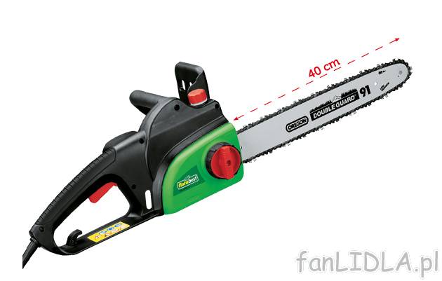 Elektryczna piła łańcuchowa 2200 W Florabest, cena 259,00 PLN za 1 opak. 
- ...