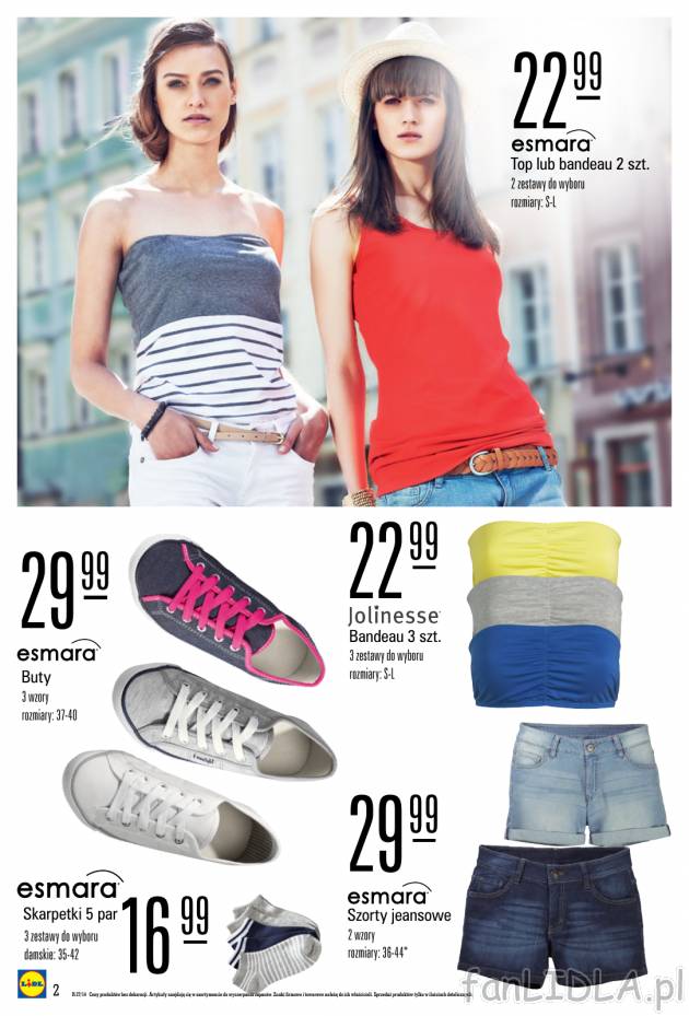 Zestaw na nieoficjalne wyjście: szorty, top lub bandeau, a do tego białe trampki ...