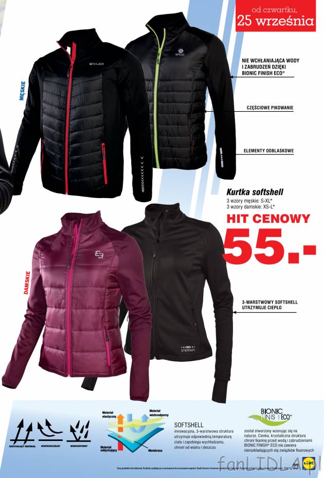 Kurtka softshell to kurtka idealna - nie wchłania wody, a dodatkowo wspaniale się ...