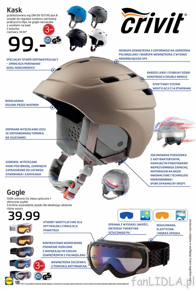 Pamiętaj, że podczas jazdy na nartach czy też desce warto mieć kask, który ...