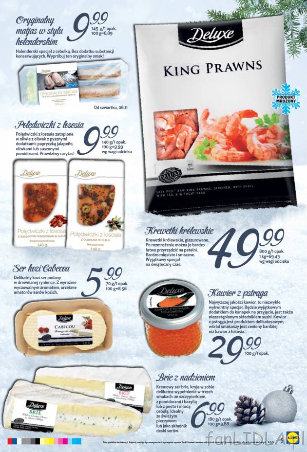 Spróbuj pyszności marki Deluxe - polędwiczki z łososia w oliwie z oliwek z dodatkami, ...