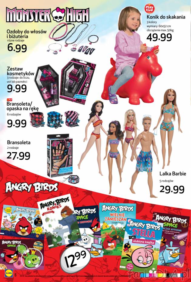 Ozdoby do włosów i biżuteria z motywem Monster High, to oferta dla fanek tego ...