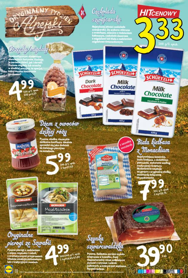 Lidl słynie także z ciekawych ofert tematycznych. Tym razem zabiera nas w Alpy. ...