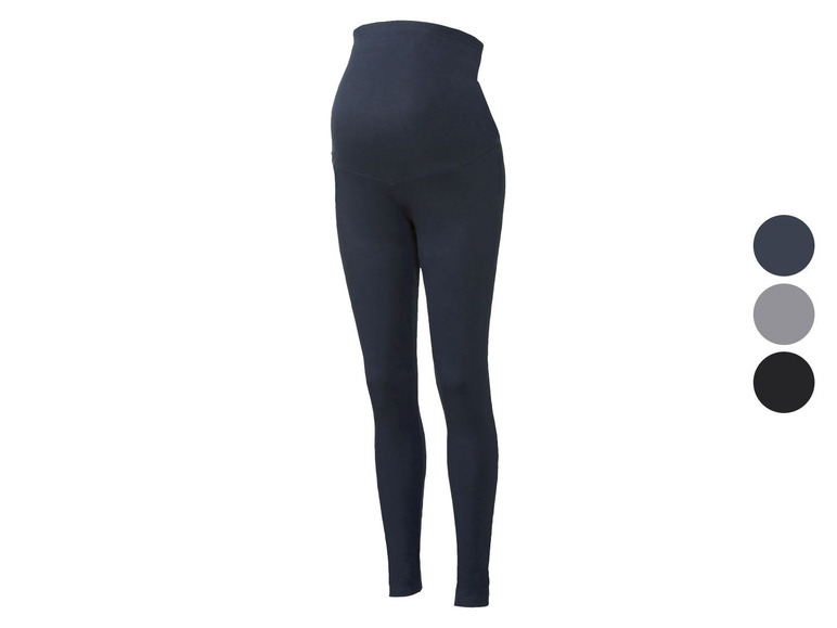 ESMARA® Legginsy ciążowe z bawełną, 1 para Esmara , cena 14,99 PLN