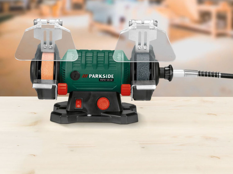 PARKSIDE® Szlifierka podwójna 120 W Ø75 x 20 mm Parkside , cena 139 PLN