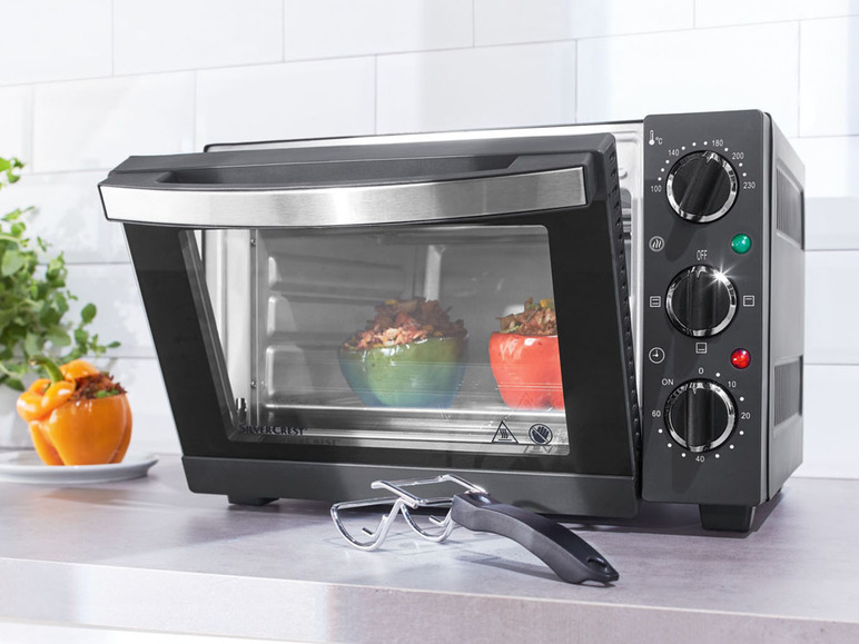 Silvercrest Kitchen Tools Piekarnik elektryczny z funkcją grilla SGB1200 F1, 1200 ...