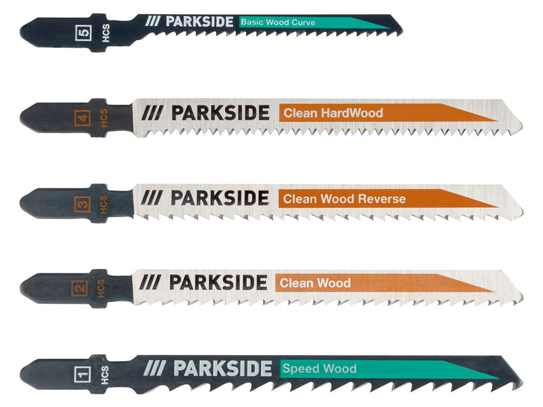 PARKSIDE® Zestaw 5 brzeszczotów do wyrzynarki, Parkside , cena 14,99 PLN
PARKSIDE® ...