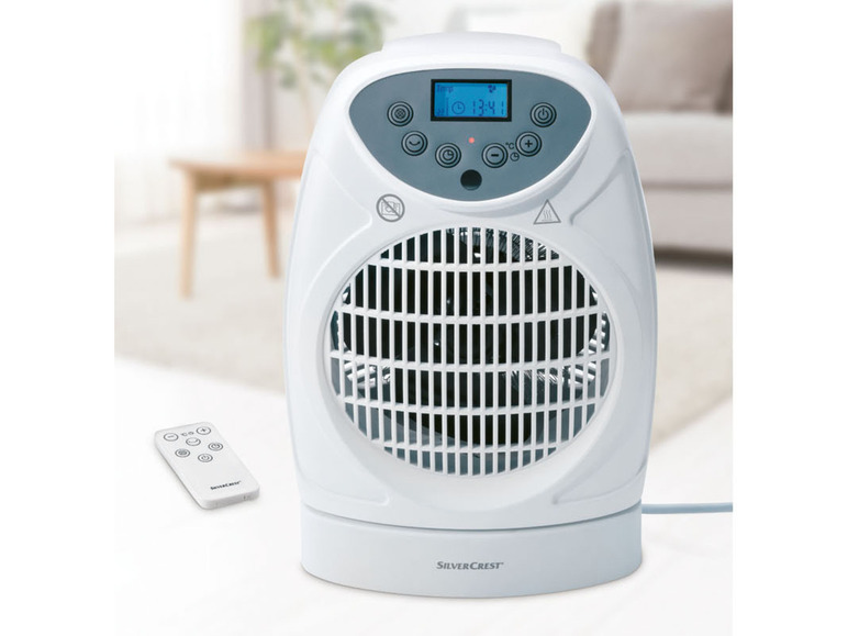 SILVERCREST® Termowentylator z pilotem SHLF 2000 D3 Silvercrest , cena 119 PLN ...