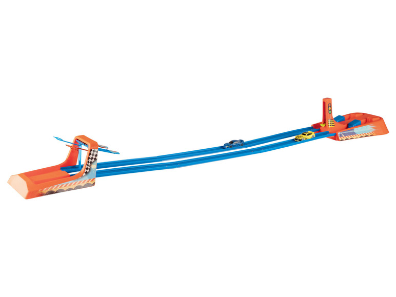 PLAYTIVE® Tor wyścigowy z 2 samochodzikami, 1 zestaw Playtive , cena 39,99 PLN ...