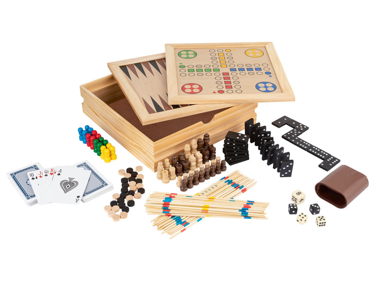 Playtive Zestaw gier w drewnianym pudełku | LIDL.PL Playtive, cena 49,99 PLN
® ...