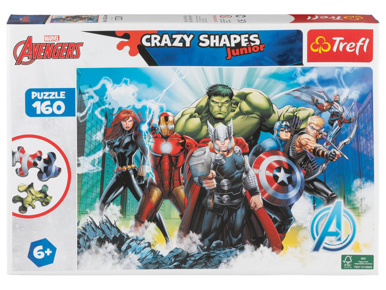 Trefl Puzzle z bohaterami bajek Junior Crazy Shapes, Trefl, cena 14,99 PLN
Trefl Puzzle ...