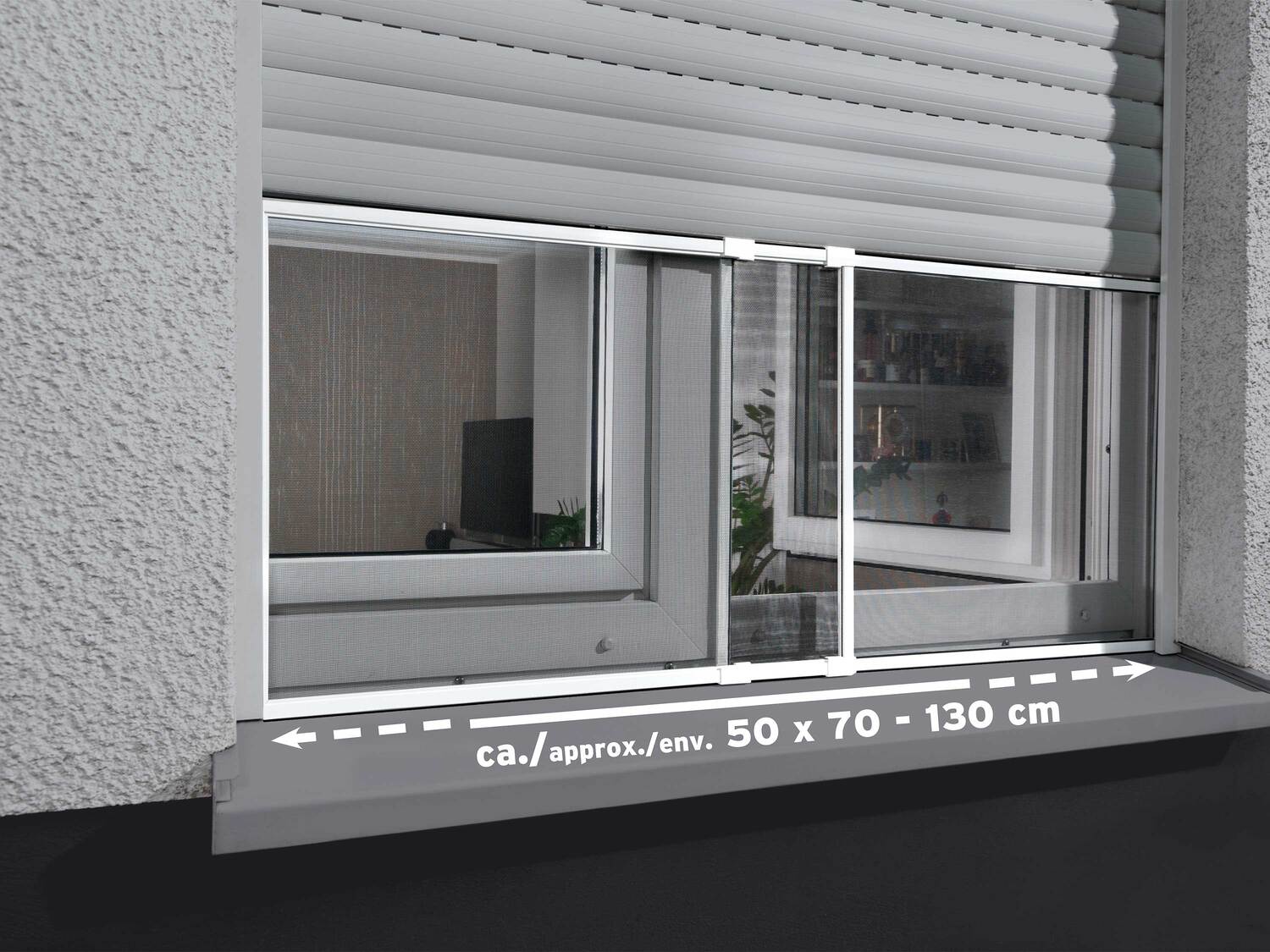 Moskitiera rozsuwana z ramą aluminiową , cena 44,99 PLN
- 50 x 70-130 cm
- tkanina ...