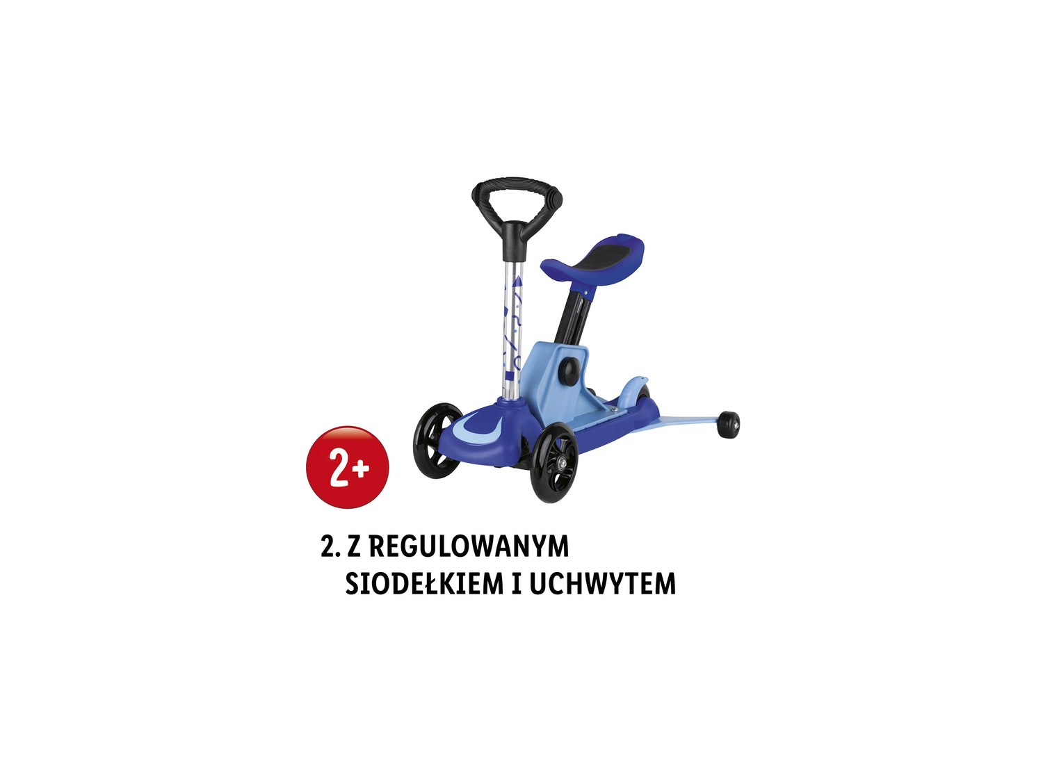 Hulajnoga 4 w 1 Playtive Junior, cena 159,00 PLN
- 4 W 1: ROŚNIE WRAZ Z DZIECKIEM
- ...