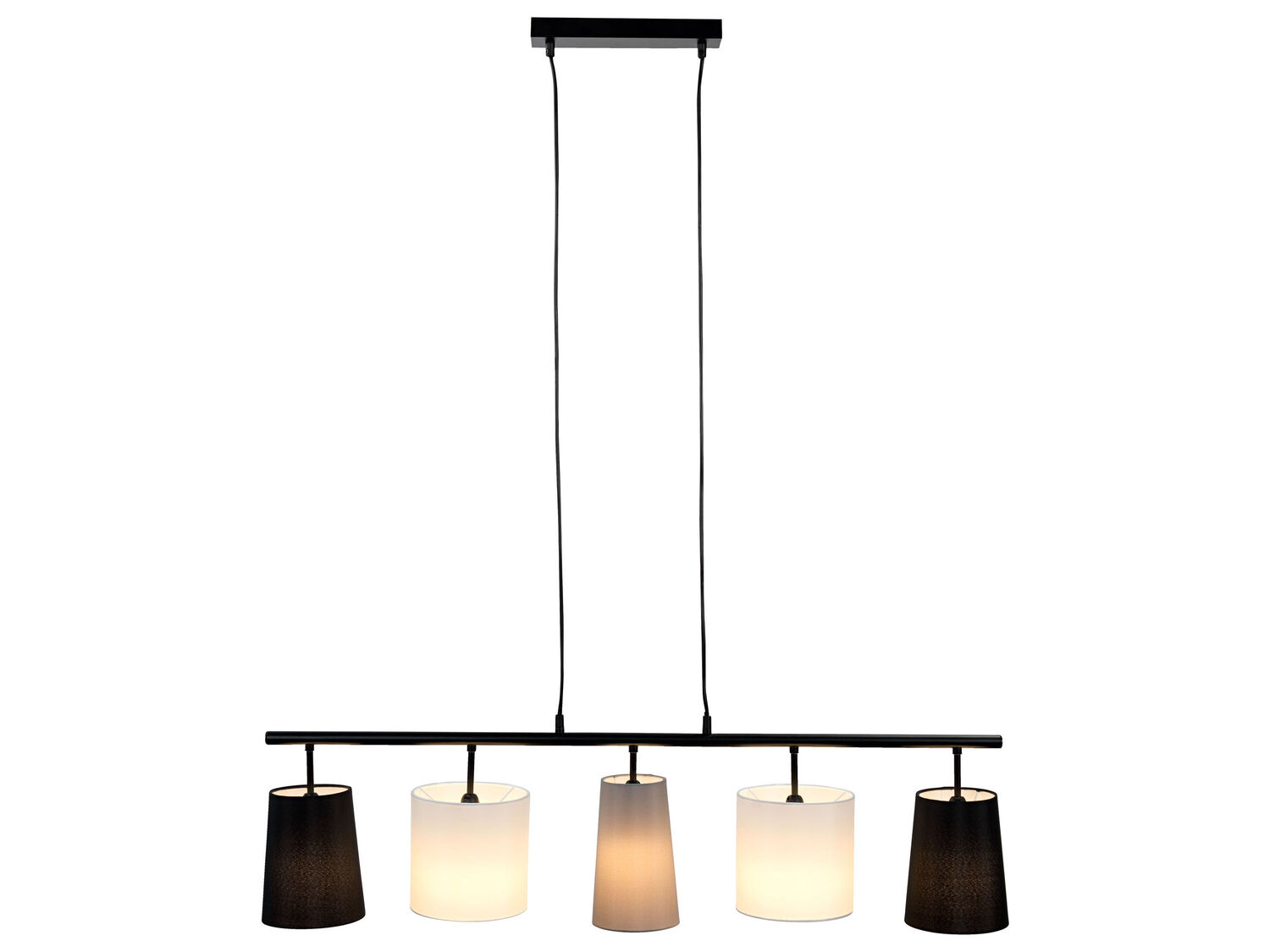 Lampa wisząca LED Livarno, cena 89,00 PLN
- 5 punktów świetlnych z tekstylnymi ...