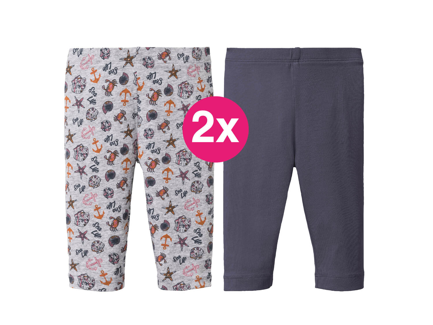 Legginsy dziewczęce 3/4, 2 pary Lupilu, cena 9,00 PLN
różne zestawy do wyboru
Opis
- ...