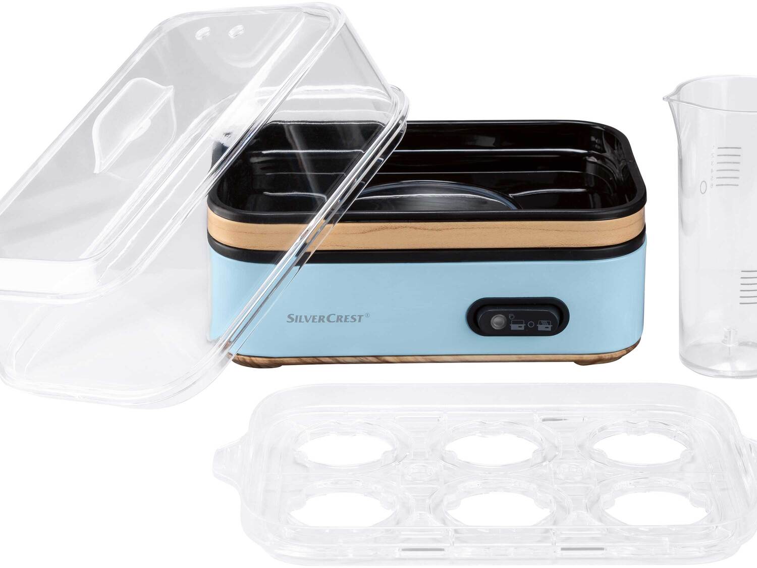 Jajowar 400 W Silverscrest Kitchen Tools, cena 49,99 PLN
- miarka z nakłuwaczem ...
