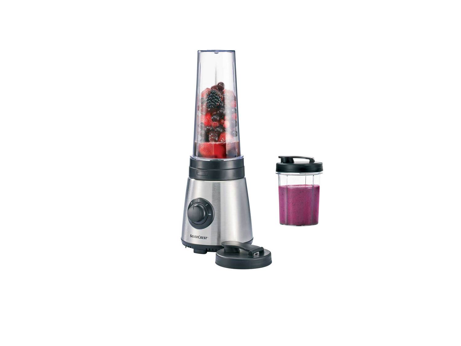 Blender do smoothie 250 W Silvercrest, cena 79,90 PLN
- owocowe lub warzywne smoothie ...