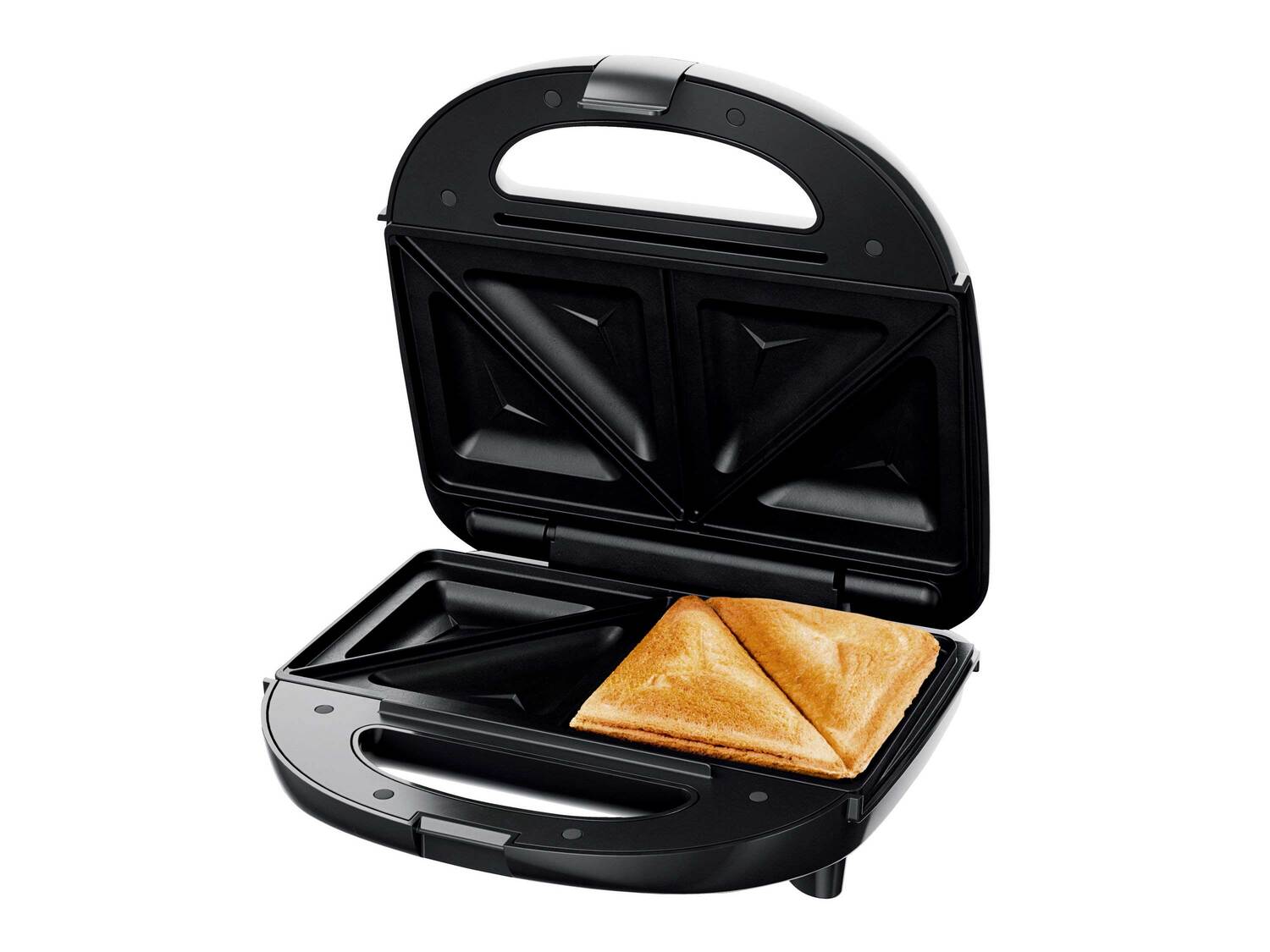 Opiekacz do kanapek 700 W Silverscrest Kitchen Tools, cena 34,99 PLN
- płyty z ...
