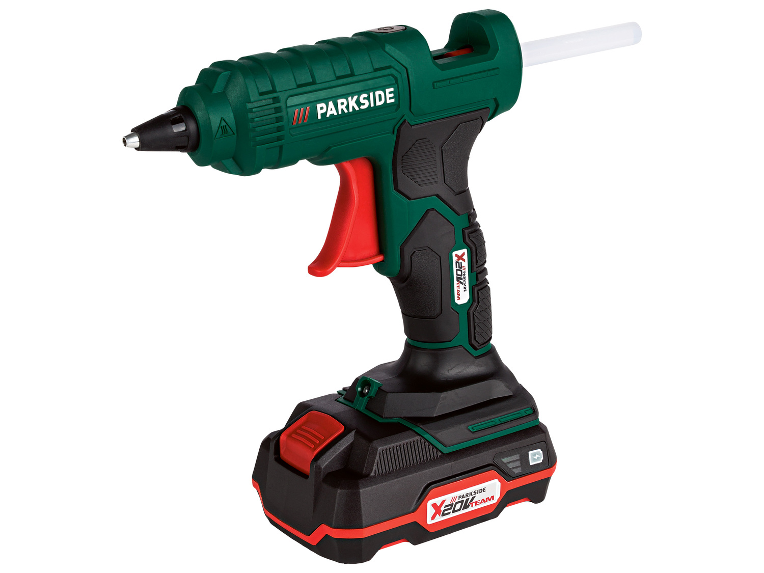 Akumulatorowy pistolet do klejenia na gorąco 20V Parkside, X20VTeam, cena 159,00 ...