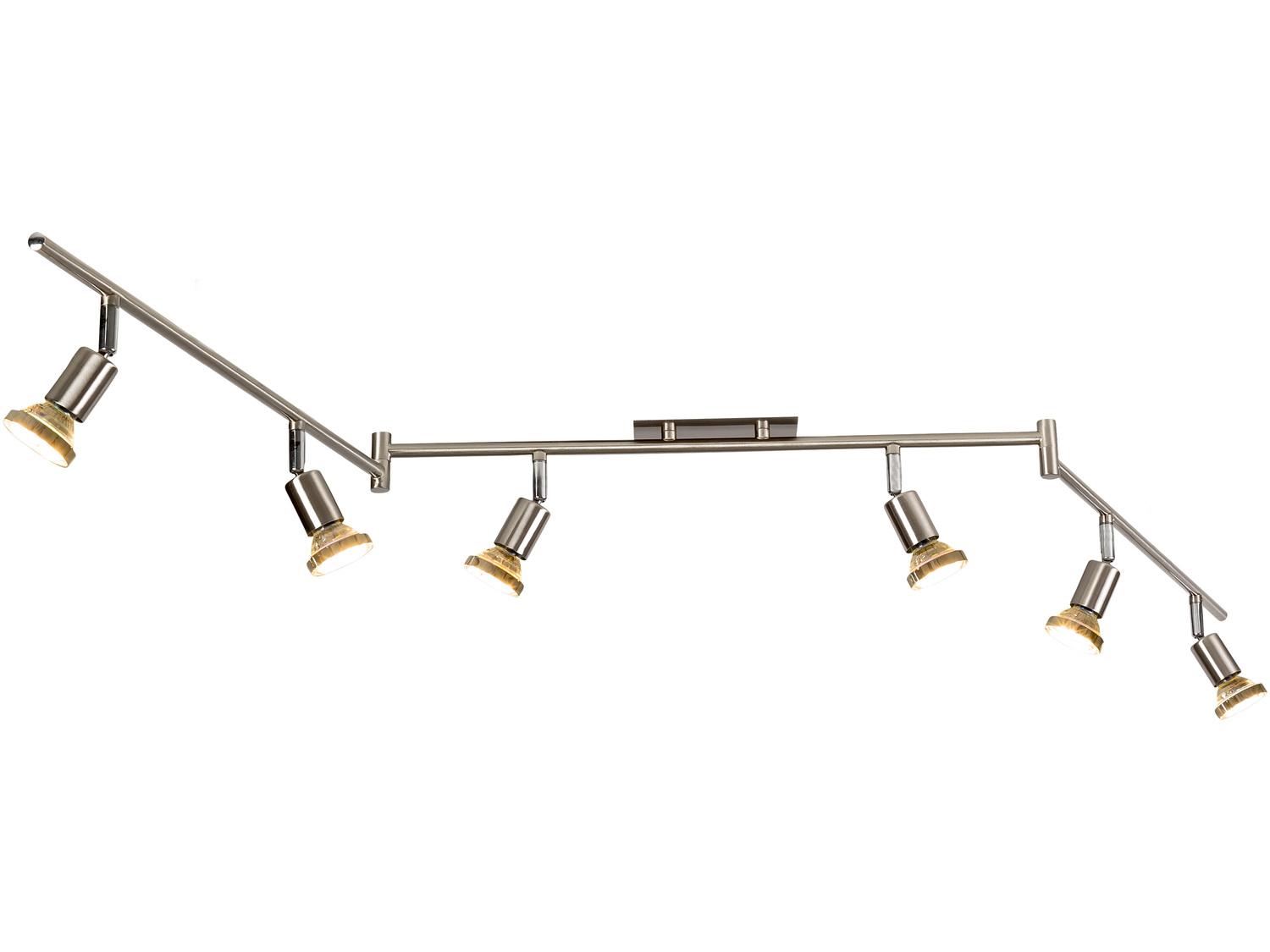 Lampa sufitowa LED Livarno, cena 149,00 PLN 
- 6 energooszczędnych żarówek LED ...