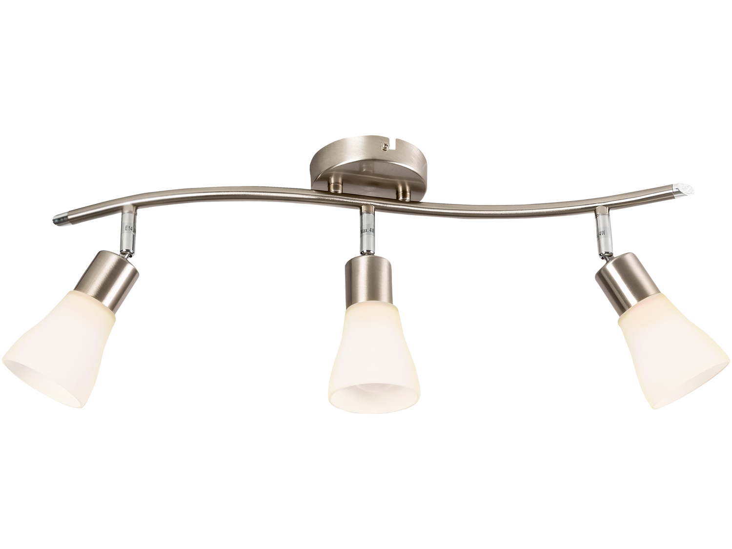 Lampa sufitowa LED Livarno, cena 79,90 PLN 
- 3 energooszczędne żarówki LED ...