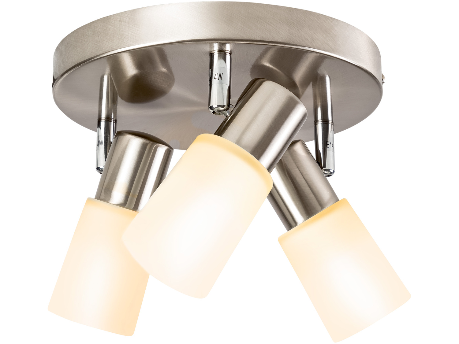 Lampa sufitowa LED Livarno, cena 79,90 PLN 
- 3 energooszczędne żarówki LED ...