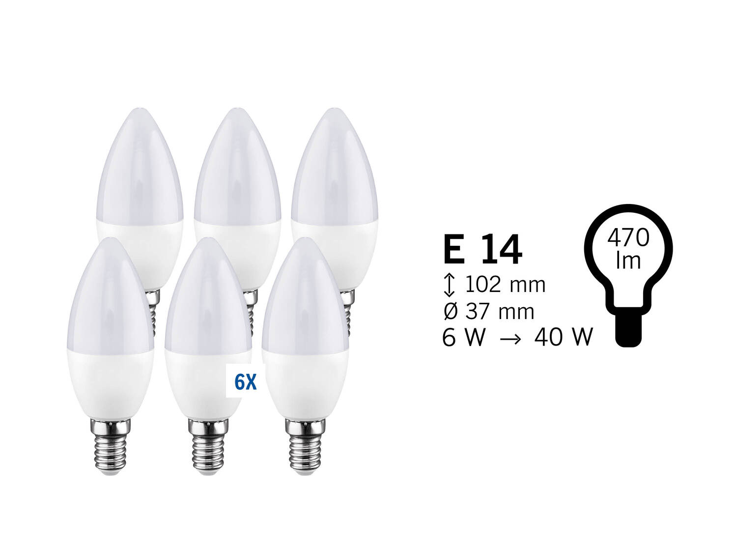 Zestaw 6 żarówek LED* Livarno, cena 4,99 PLN
- 3 zestawy do wboru
Opis
- TUV-GS