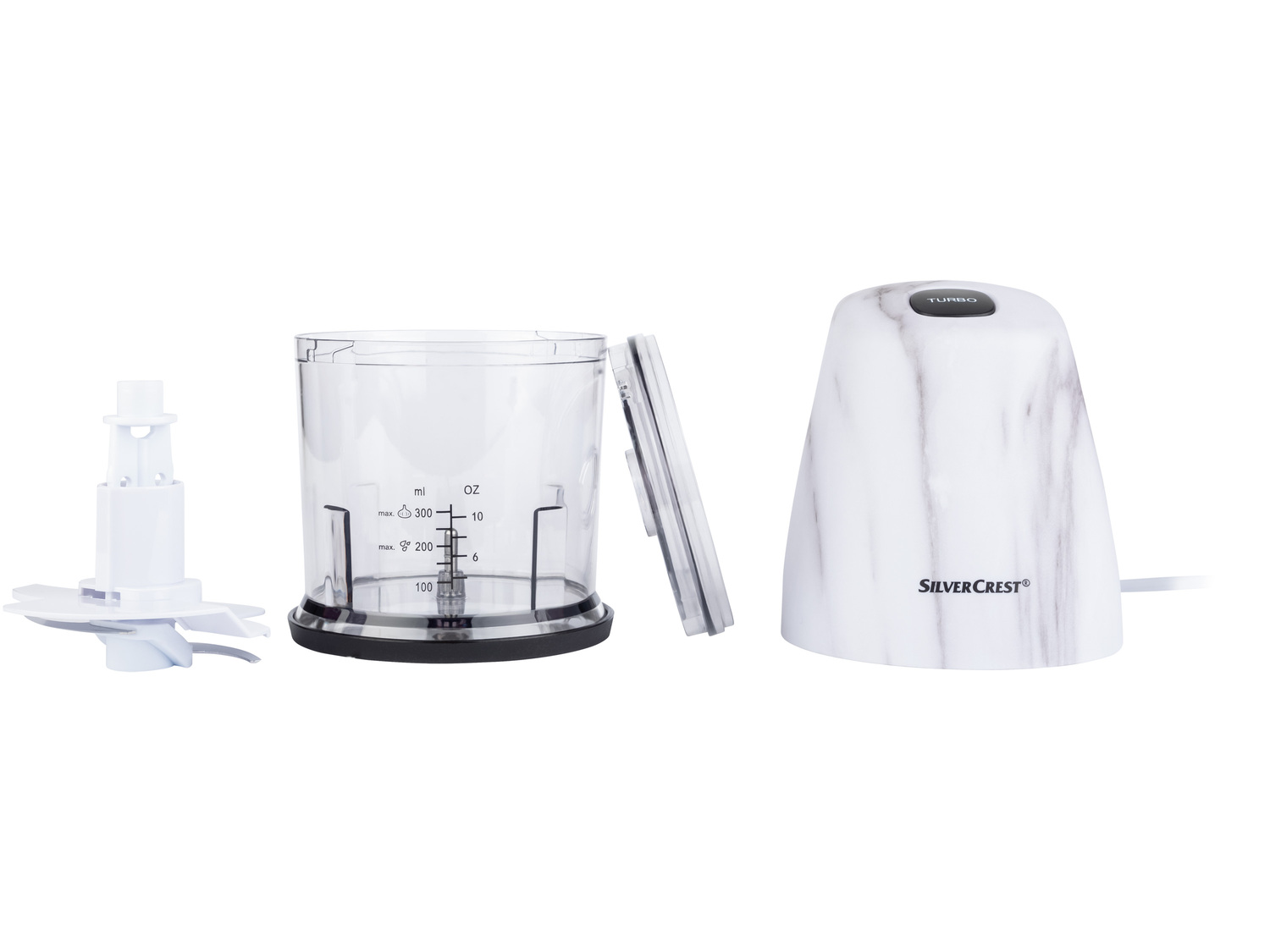 Rozdrabniacz uniwersalny 260 W Silverscrest Kitchen Tools, cena 44,99 PLN
- ostrza ...