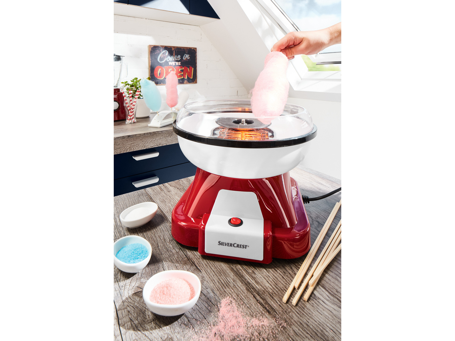 Maszyna do waty cukrowej 500 W Silverscrest Kitchen Tools, cena 99,00 PLN
- w ...