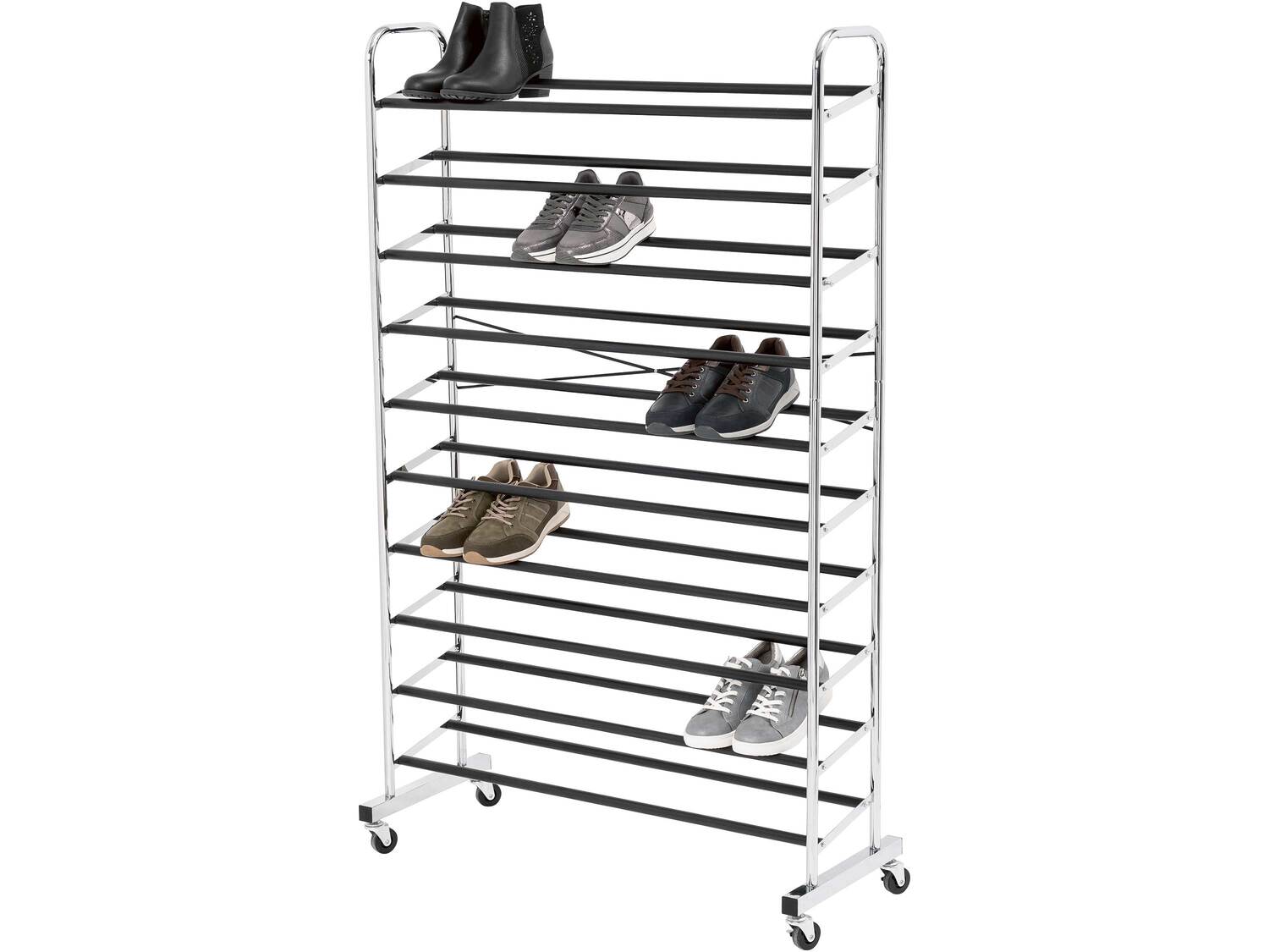 Metalowy regał na buty Livarno, cena 149,00 PLN
- 92 x 36,5 x 151 cm (szer. x ...