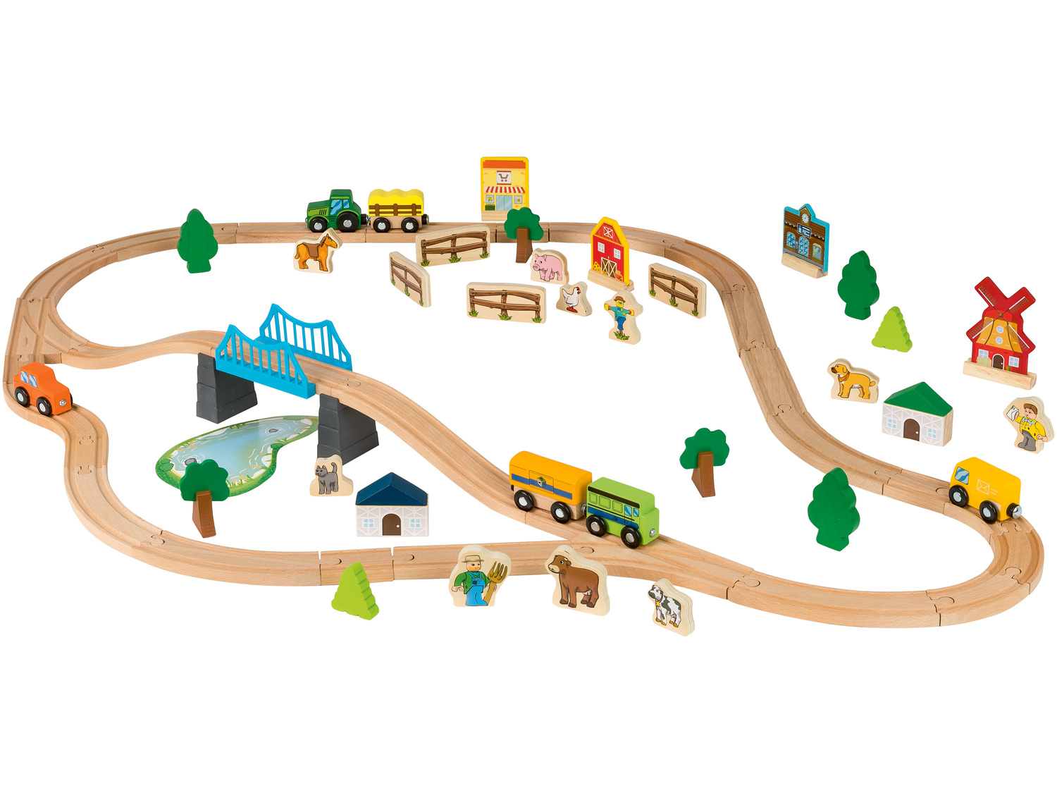 Zestaw do zabawy z kolejką - farma Playtive, cena 69,90 PLN
- maks. dł. trasy: ...