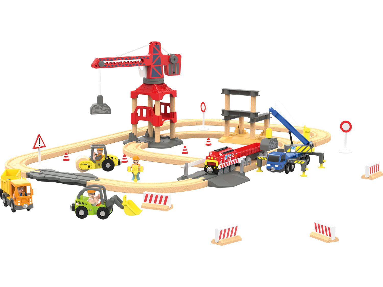 Drewniana kolejka - plac budowy Playtive, cena 99,00 PLN
- 47 elementów
- ...