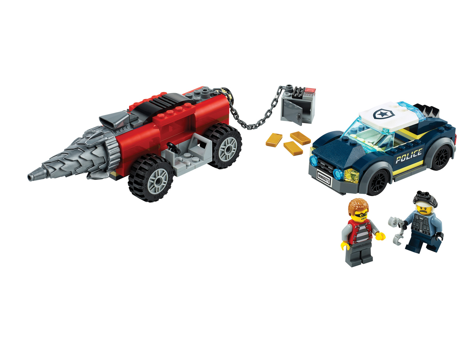 Klocki LEGO 60273 Lego, cena 79,90 PLN
- Policyjny pościg za wiertnicą
Opis