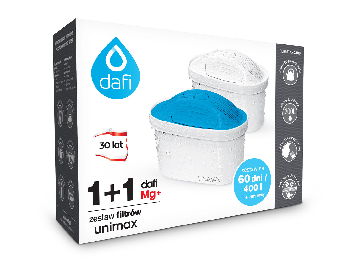 Zestaw 2 filtrów do wody , cena 21,99 PLN
- w zestawie: filtr Standard Unimax ...