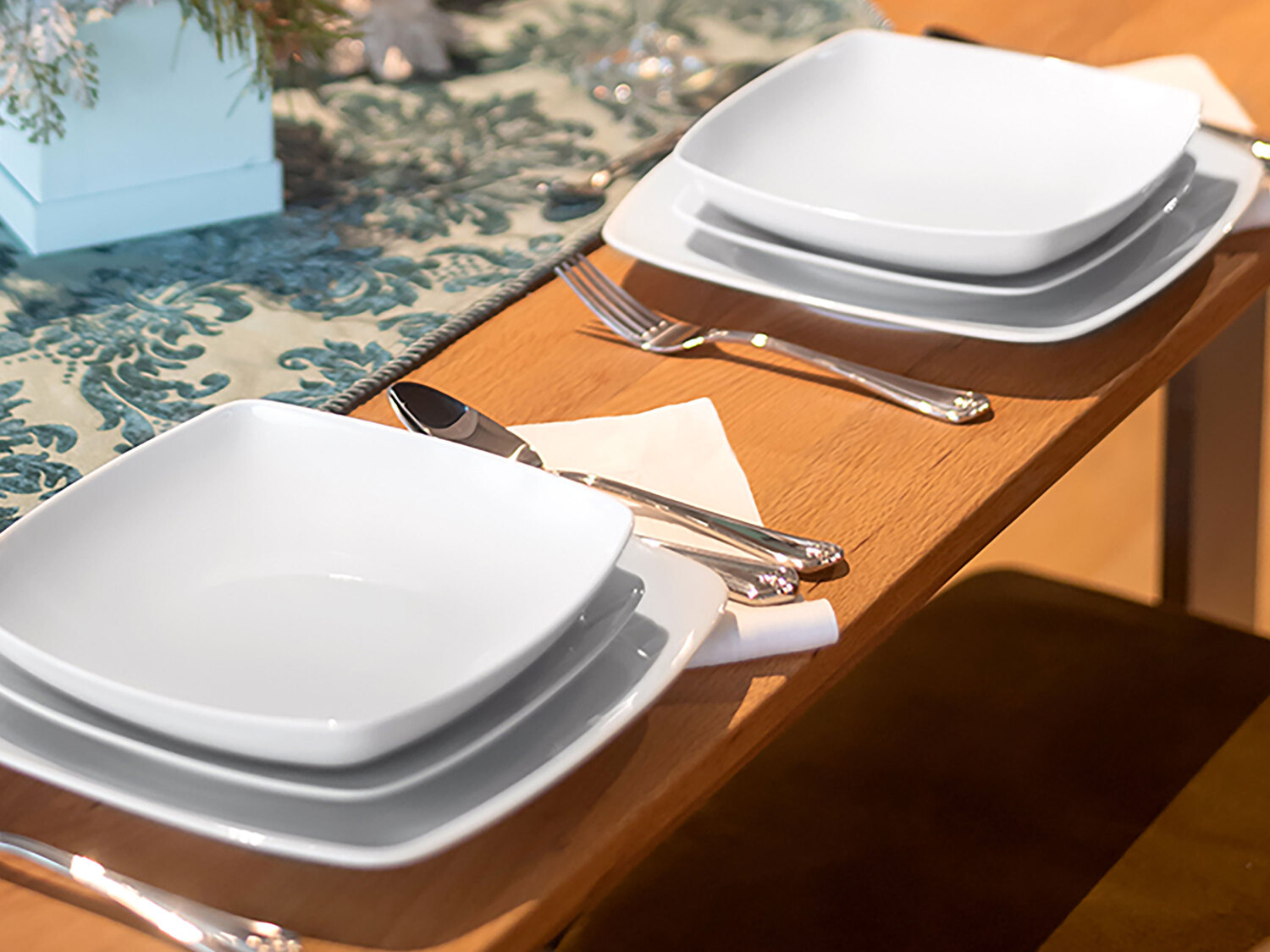 Porcelanowy zestaw obiadowy Apostrophe, 18 elementów Chodzież Porcelana, cena ...