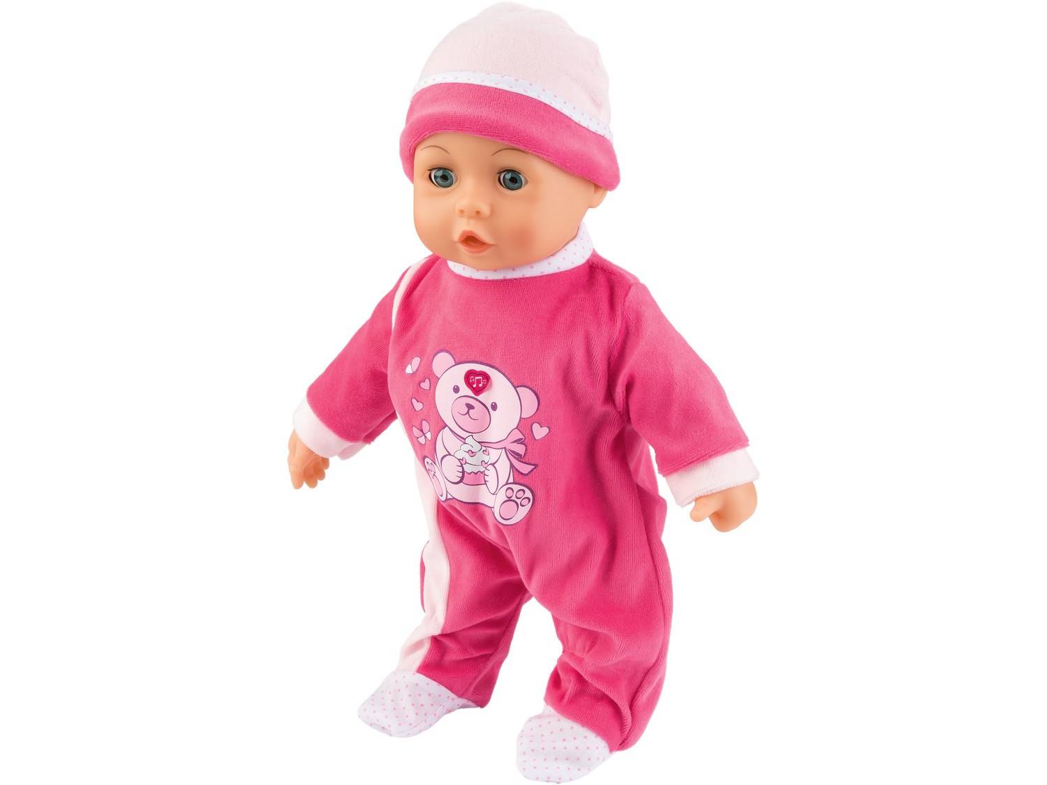 Lalka interaktywna Piccolina First Words Baby Bayer, cena 49,99 PLN
- z ubrankiem, ...