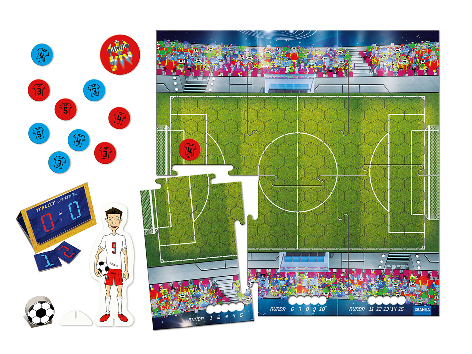 Gra „Kosmiczny Wykop” , cena 64,90 PLN
- Prawdziwy futbol na planszy razem ...