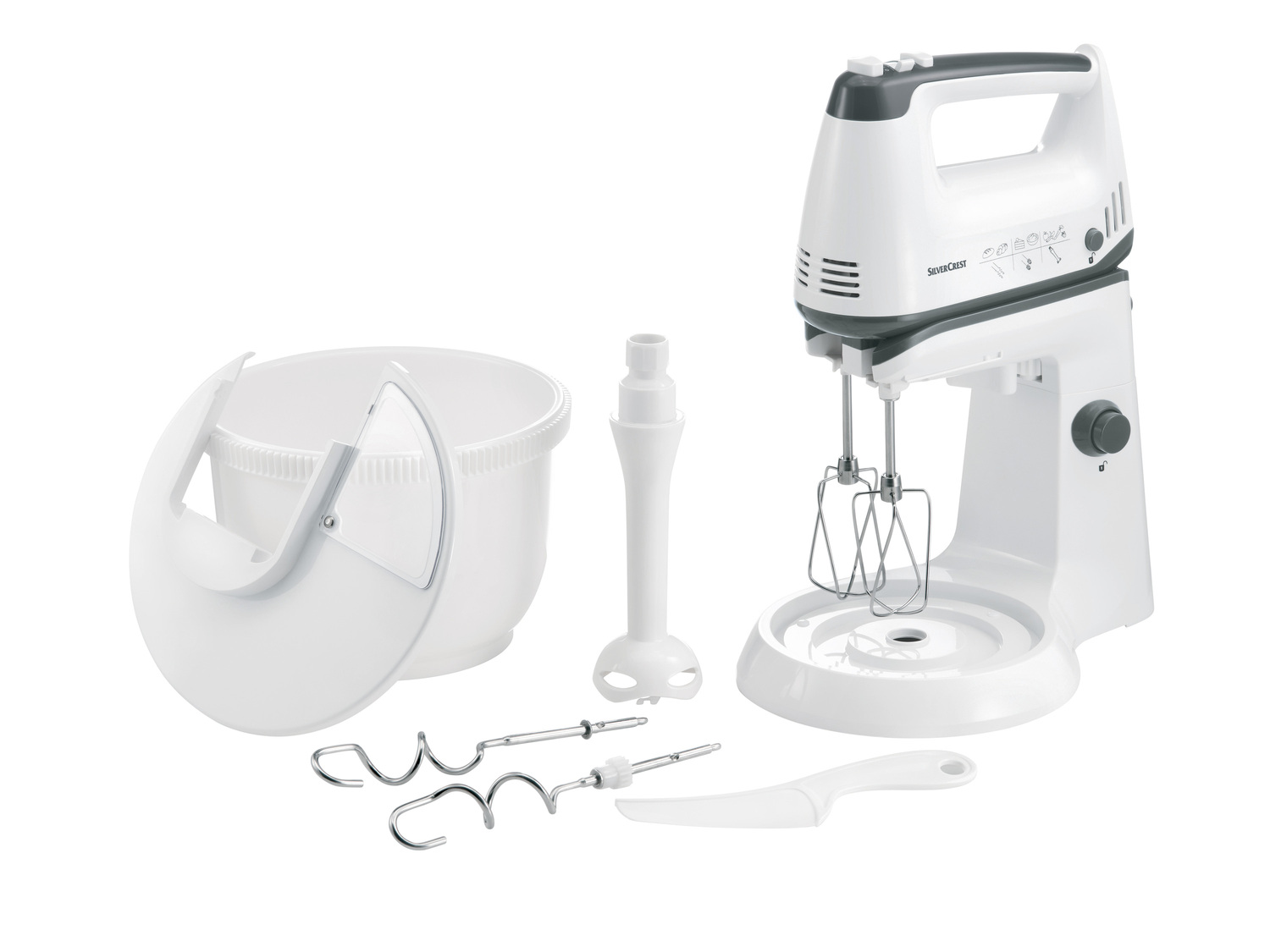 Mikser 300 W z obrotową misą i funkcją blendera Silverscrest Kitchen Tools, cena ...