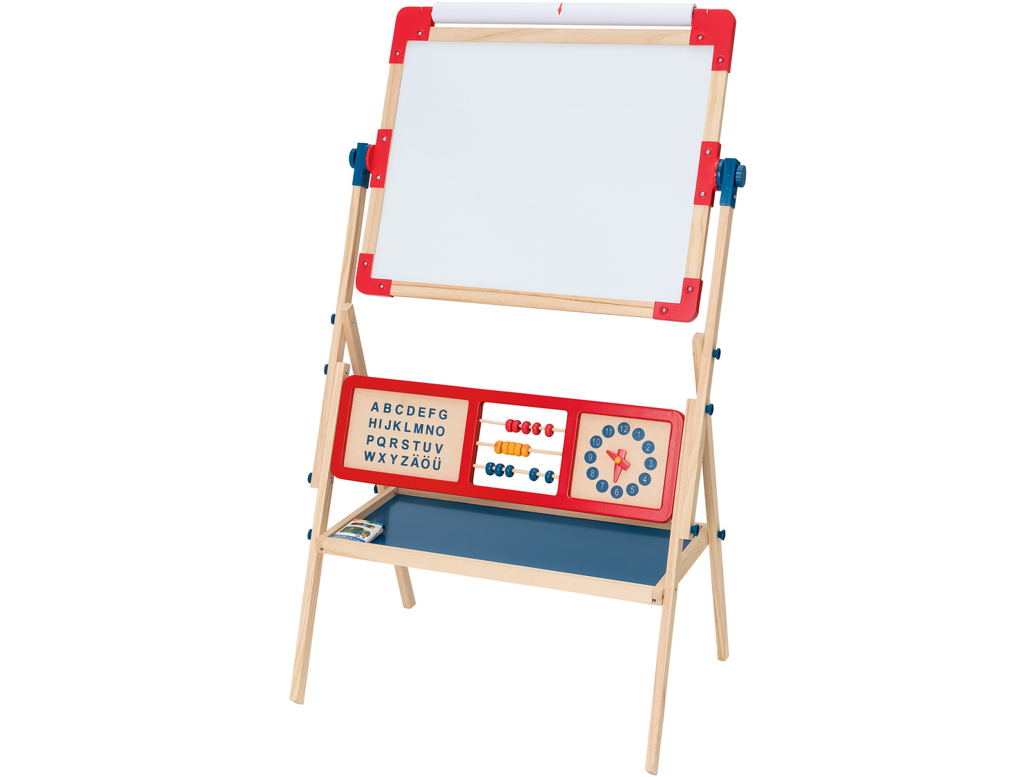 Dwustronna tablica edukacyjna Playtive, cena 89,90 PLN
- w zestawie: 5 kred, gąbka, ...