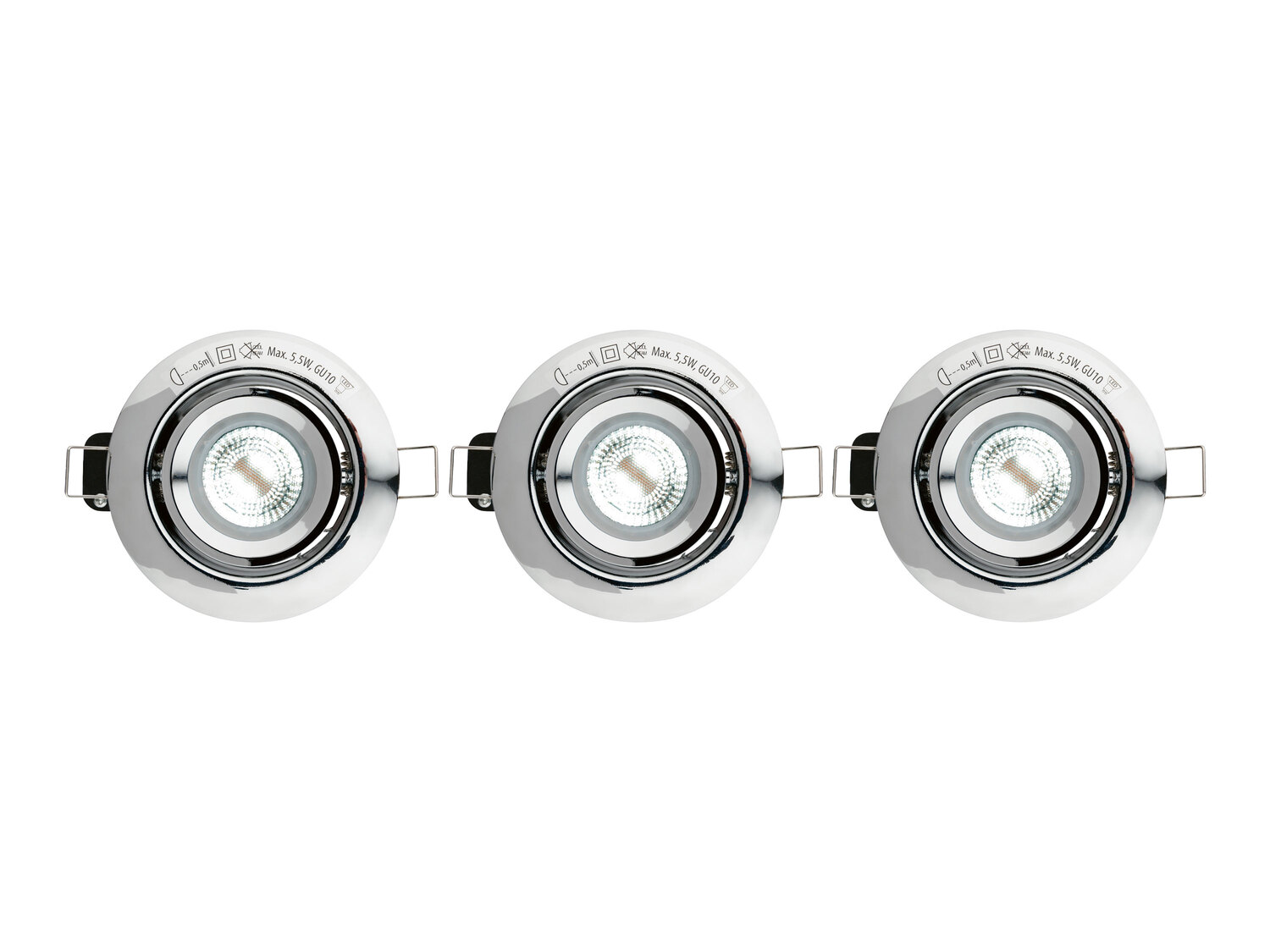 Reflektorki LED do zabudowy, 3 szt. Livarno, cena 159,00 PLN
- inteligentne sterowanie ...