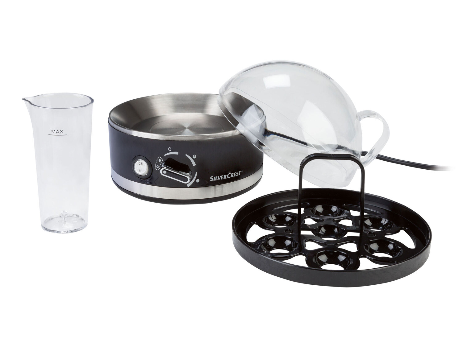 Jajowar 400 W Silverscrest Kitchen Tools, cena 49,99 PLN
- na aż 7 jajek!
- możliwość ...