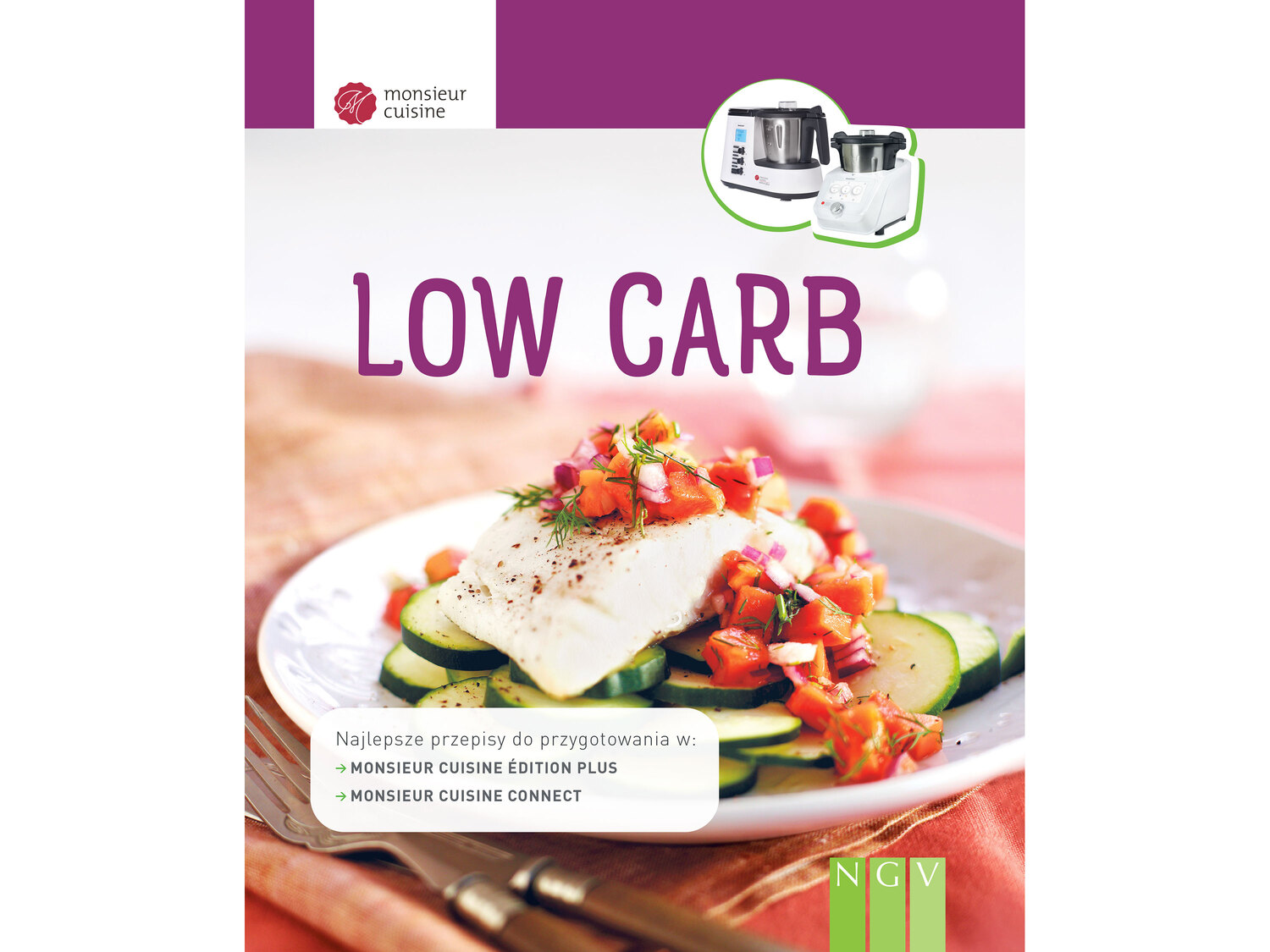 Książka kucharska , cena 21,99 PLN
4 tytuły
- do wyboru: „Low carb”, ...
