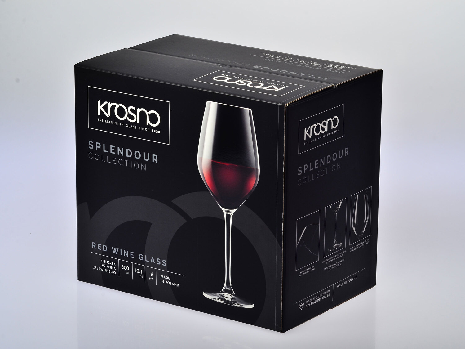 Zestaw 6 kieliszków do wina czerwonego 300 ml , cena 59,90 PLN
- wysokość: ...