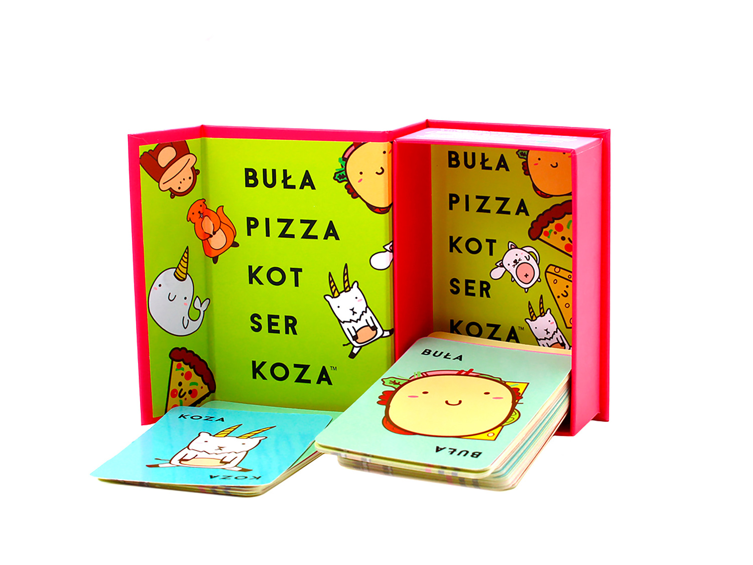 Gra towarzyska Buła, Pizza, Kot, Ser, Koza , cena 34,99 PLN 
- Buła, Pizza, Kot, ...